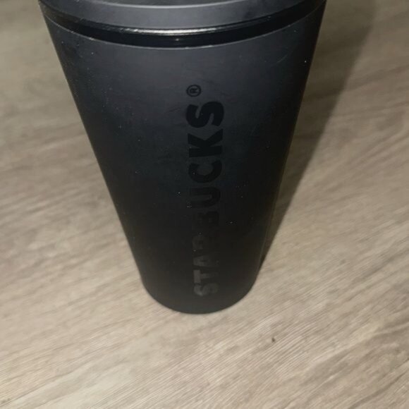 Starbucks Matte Black Stainless Steel Tumbler With Straw 473ml BPA-Free - Picture 3 of 6